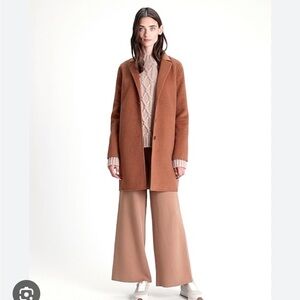 Banana republic double face topcoat, XS